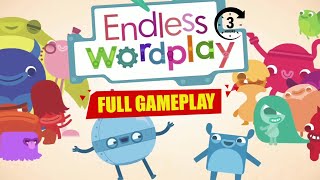 Endless Wordplay Full Game Walkthrough  3Hour Educational Spelling Adventure for Kids [upl. by Nonnarb]