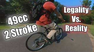 49cc  50cc 2 Stroke Motorized Bike [upl. by Ruby]