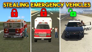 STEALING EMERGENCY VEHICLE FROM EVERY GTA  BEFORE GTA 6 [upl. by Amero464]