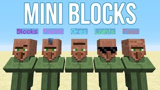 Minecraft 113 Mini Blocks Data Pack [upl. by Linneman]