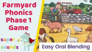 Phonics Phase 1 game  Oral Blending [upl. by Dincolo]