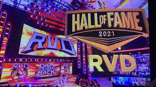 RVD WWE HALL OF FAME 2021 [upl. by Norrehc]