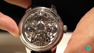 GirardPerregaux Minute Repeater TriAxial Tourbillon sound [upl. by Oivlis]