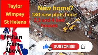 DJI Mini SE Drone flight over Taylor Wimpey construction siteHow much progress dji construction [upl. by Aloap557]