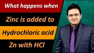 What happens when zinc is added to dilute hydrochloric acid Class 10 Science [upl. by Teeter]