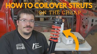 How to make coil over struts affordably [upl. by Lali]