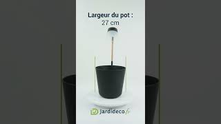 Pot de fleur rond Flower Light avec lampe solaire  Elho [upl. by Dimphia776]