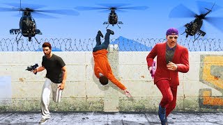 BREAKING OUT OF PRISON  GTA 5 Funny Moments [upl. by Domini]