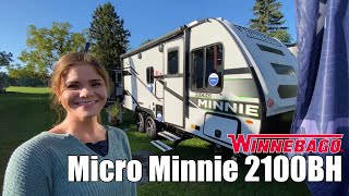 Winnebago Industries TowablesMicro Minnie2100BH [upl. by Soiritos333]