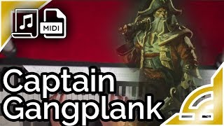 Captain Gangplank  League of Legends piano cover [upl. by Icnarf]