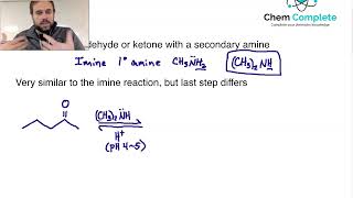 Aldehydes and Ketones  Enamine Formation [upl. by Minsk188]