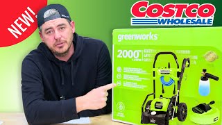 New At Costco GREENWORKS PRESSURE WASHER With Foam Cannon And Surface Cleaner [upl. by Cirad851]