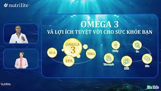 NUTRILITE™ ADVANCED TRIPLE OMEGA3 bổ sung EPA DHA và ALA [upl. by Oirasor]