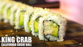 King Crab California Sushi Roll [upl. by Kinney5]