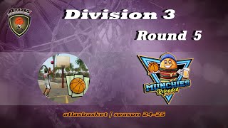 Atlasbasket  Div 3Round 5  SAN ANDREAS vs MUNCHIES RELOADED [upl. by Soigroeg]