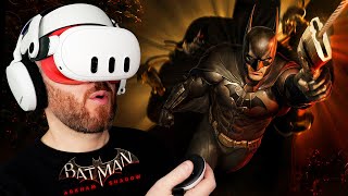 Batman Arkham Shadow VR Hands On First Impressions [upl. by Ahsas]