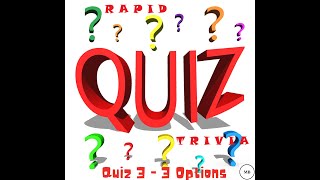 Trivia Quiz 3  General Knowledge Quiz [upl. by Emanuel37]