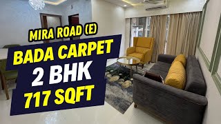 Biggest Carpet 717 Sqft 2 Bhk Flat 121 Cr all incl  High Rise Tower  Beverly Park  Mira Road [upl. by Reema575]