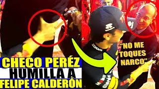 CHECO PEREZ HUMILLA A CALDERON EN F1 ¨NO ME TOQUES N4RCOquot [upl. by Aicirtal177]