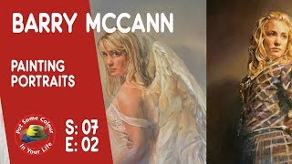 How to paint portraits in acrylics with master artist Barry McCann I Colour In Your Life [upl. by Bencion]