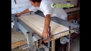 laminados de guadua bambu laminated bamboo [upl. by Anehta]