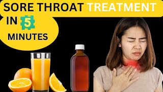 Sore Throat Remedies at Home  How to Treat Sore Throat at Home  Strep Throat [upl. by Bullen902]