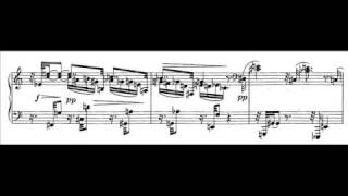 Schoenberg  Three Piano Pieces No 1 with sheet music [upl. by Nalyorf]