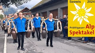 Alpspektakel 2024 Seewis Prättigau Alpabzug [upl. by Rutter]