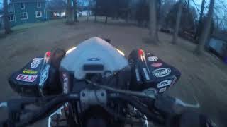 Polaris 500 IRS Outlaw Ripping Through Woods [upl. by Jamila]