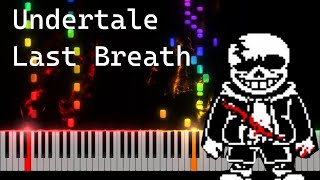 Undertale Last Breath An Enigmatic Encounter Phase 3  Piano Tutorial NivekPiano [upl. by Anneres]