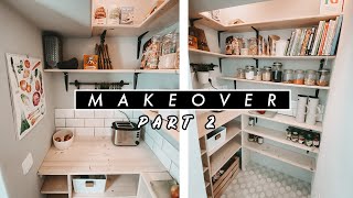 VORRATSKAMMER ROOM MAKEOVER Part 2  Fliesen legen  DIY Regal selber bauen  EASY ALEX [upl. by Kerrin905]