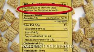 Nutrition Labels 101 What is a serving size and how do I calculate calories [upl. by Akerdna186]