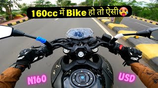 New Bajaj Pulsar N160 Ride Impressions  2024 N160 USD Ride🥵 [upl. by Boone]