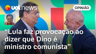 Lula evitaria dor de cabeça se não tivesse falado em Dino ser ministro comunista  Sakamoto [upl. by Luckin825]