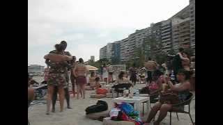 CRIOLA BEACH PARTY 2012 Kizomba with Tony Pirata on the beach [upl. by Mauer]