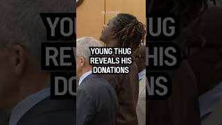 Young Thug Reveals His Donations [upl. by Neiv]