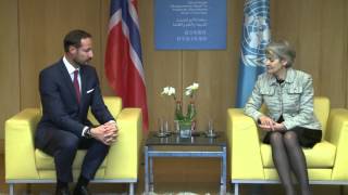 HRH Crown Prince Haakon of Norway at the General Conference of UNESCO [upl. by Leboff446]