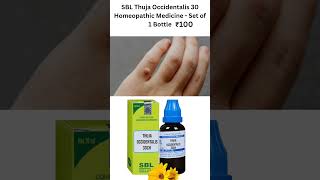 SBL Thuja Occidentalis 30 Homeopathic Medicine  Set of 1 Bottle httpsamznto3YyHHqh [upl. by Khorma]