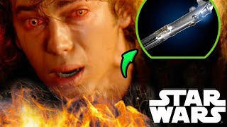 Why Anakin Tried to Reach His Lightsaber While Burning Not Why You Think  Star Wars Explained [upl. by Dail120]