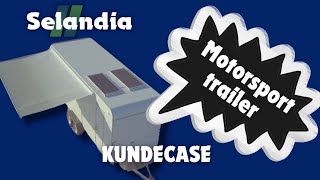 Kundecase  TP 600 specialtilpasset motorsport trailer [upl. by Kilar]