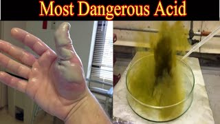 Effects Of Fluoroantimonic AcidFluoroantimonic AcidDangerous AcidAcidYtshot video36 [upl. by Gardiner]