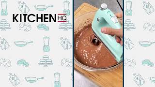 Kitchen HQ 5Speed Electric Hand Mixer with Storage Case [upl. by Lyrej]