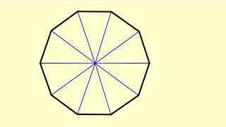 Draw a Regular Decagon Using A Protractor [upl. by Baryram276]