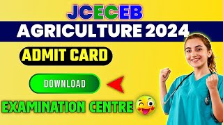 JCECEB AGRICULTURE ADMIT CARD  HOW TO DOWNLOAD 🤔 [upl. by Lishe]