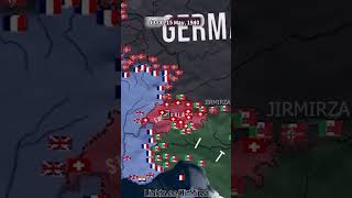 If Maginot Line was longer hoi4 timelapse shorts history ww2 trending france europe map [upl. by Ylluz912]