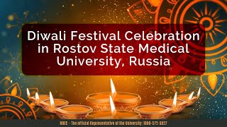 Diwali Festival Celebration in Rostov State Medical University Russia [upl. by Henden]