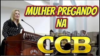 MULHER ATENDENDO CULTO NA CCB [upl. by Ceil]