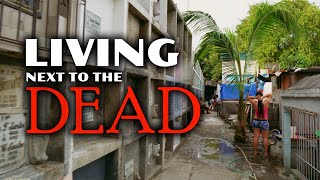 Unseen Slum Community Living in a Cemetery  Philippines 🇵🇭 [upl. by Ruenhs]