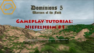 DOMINIONS 5  Gameplay tutorial Niefelheim 1 by Agustí Barrio [upl. by Zile]