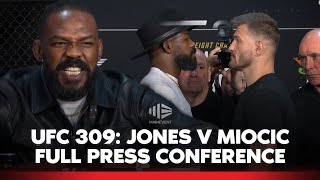 A direct attackthis is PERSONAL Jon Jones V Stipe Miocic Full Press Conference  Main Event [upl. by Piefer795]